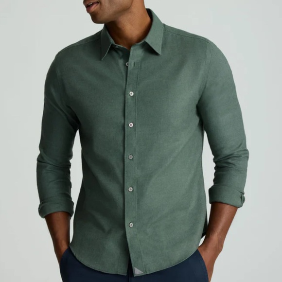 UNTUCKit Other - NWT Untuckit Veneto-Deep Forest Men Medium Slm Fit button Down Shirt WrinkleFree
